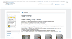 Desktop Screenshot of isopropanol.eu